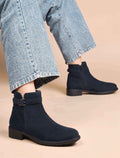 Women Navy Casual Boots
