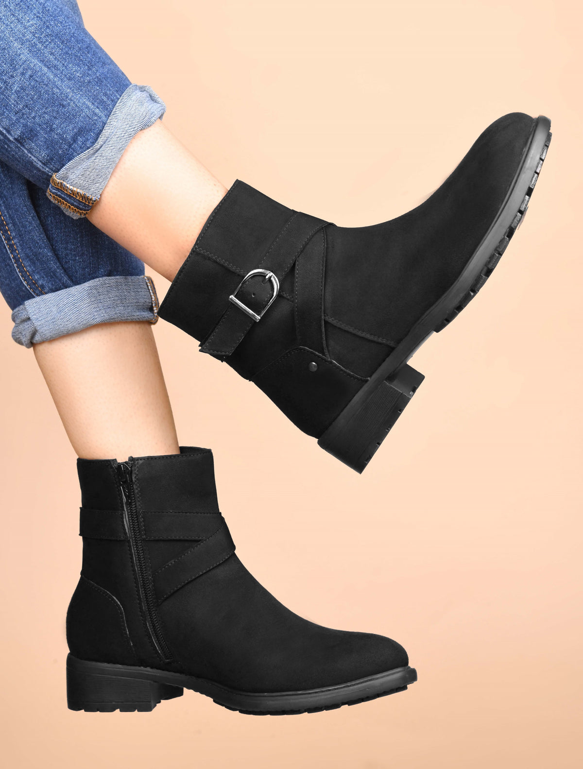 Women Tan Casual Boots
