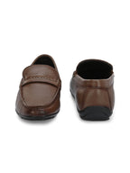 Men's Textured Leather Loafer Shoes