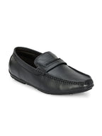 Men's Textured Leather Loafer Shoes