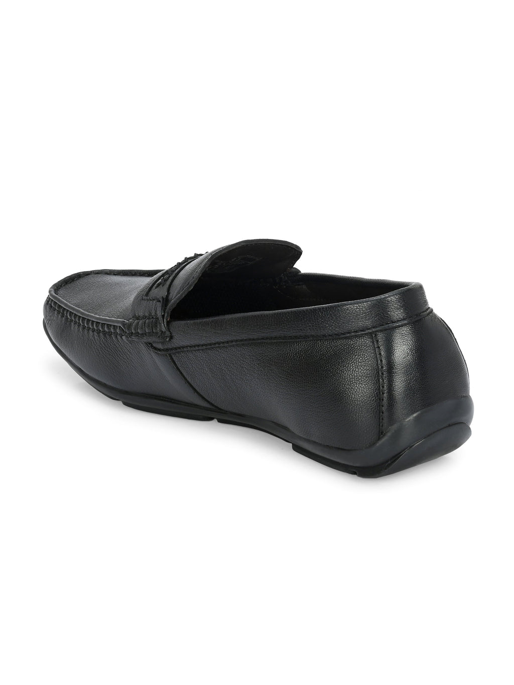 Men's Textured Leather Loafer Shoes