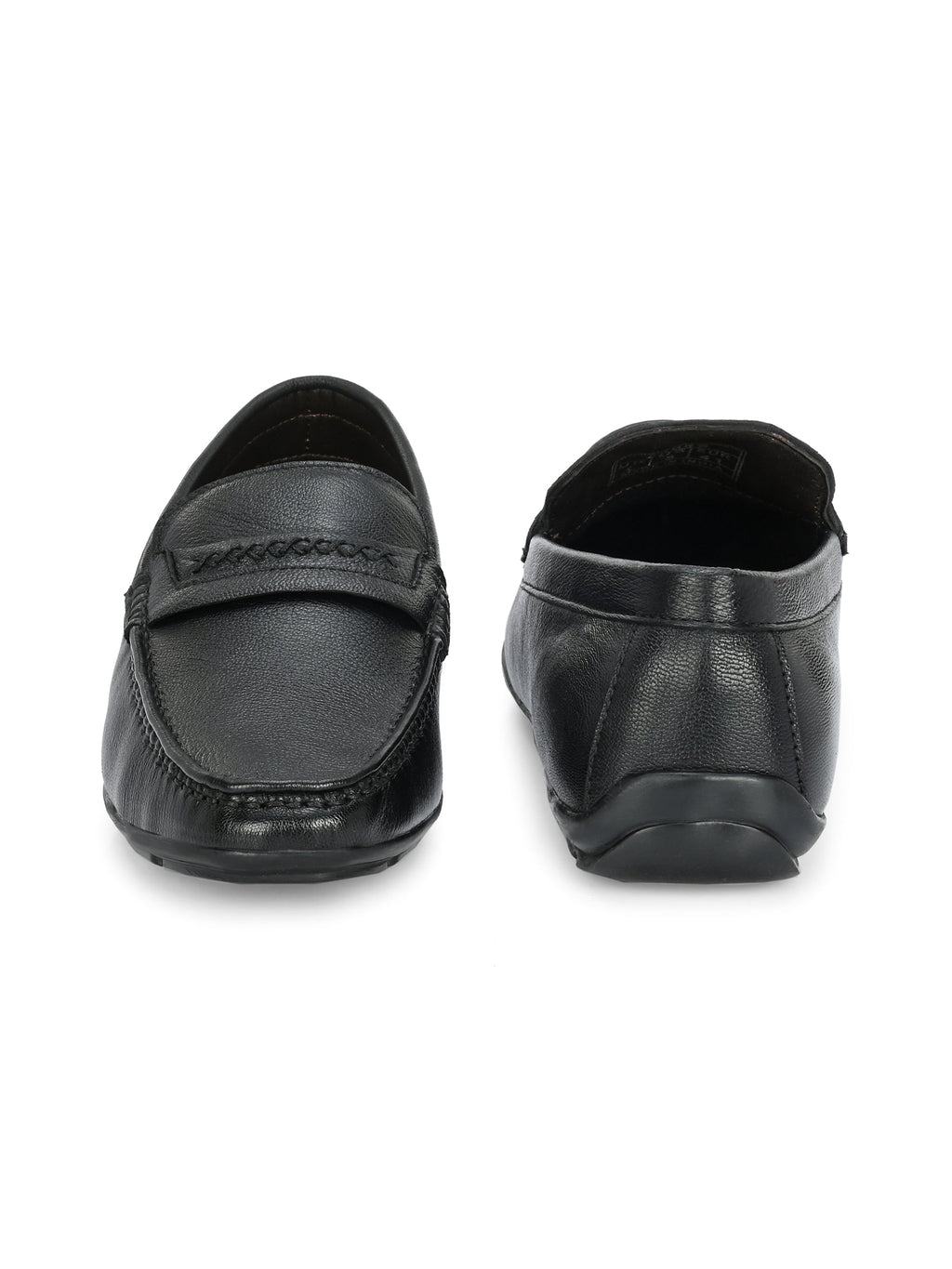 Men's Textured Leather Loafer Shoes