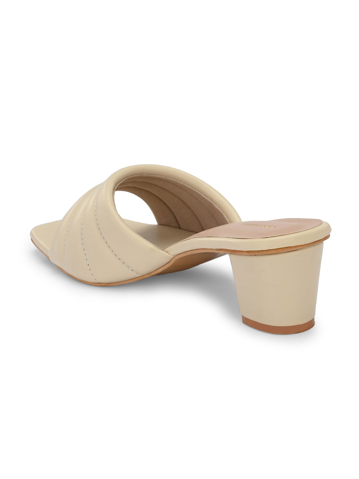 Women Green Double Strap Heel Sandals