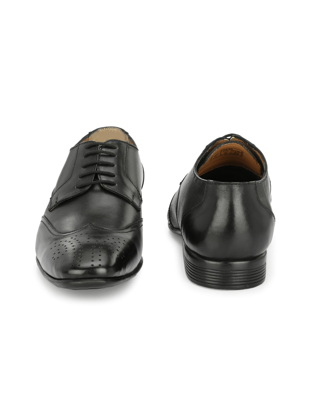 Men's Perforated Leather Formal Brogue Shoes