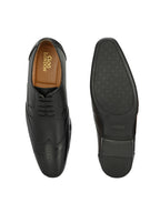 Men's Perforated Leather Formal Brogue Shoes