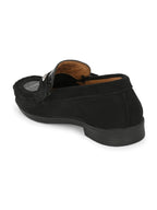 Men's Textured Leather Loafer Shoes