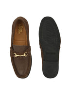 Men's Textured Leather Loafer Shoes