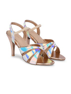 Women Multi Colour Heeled Sandals