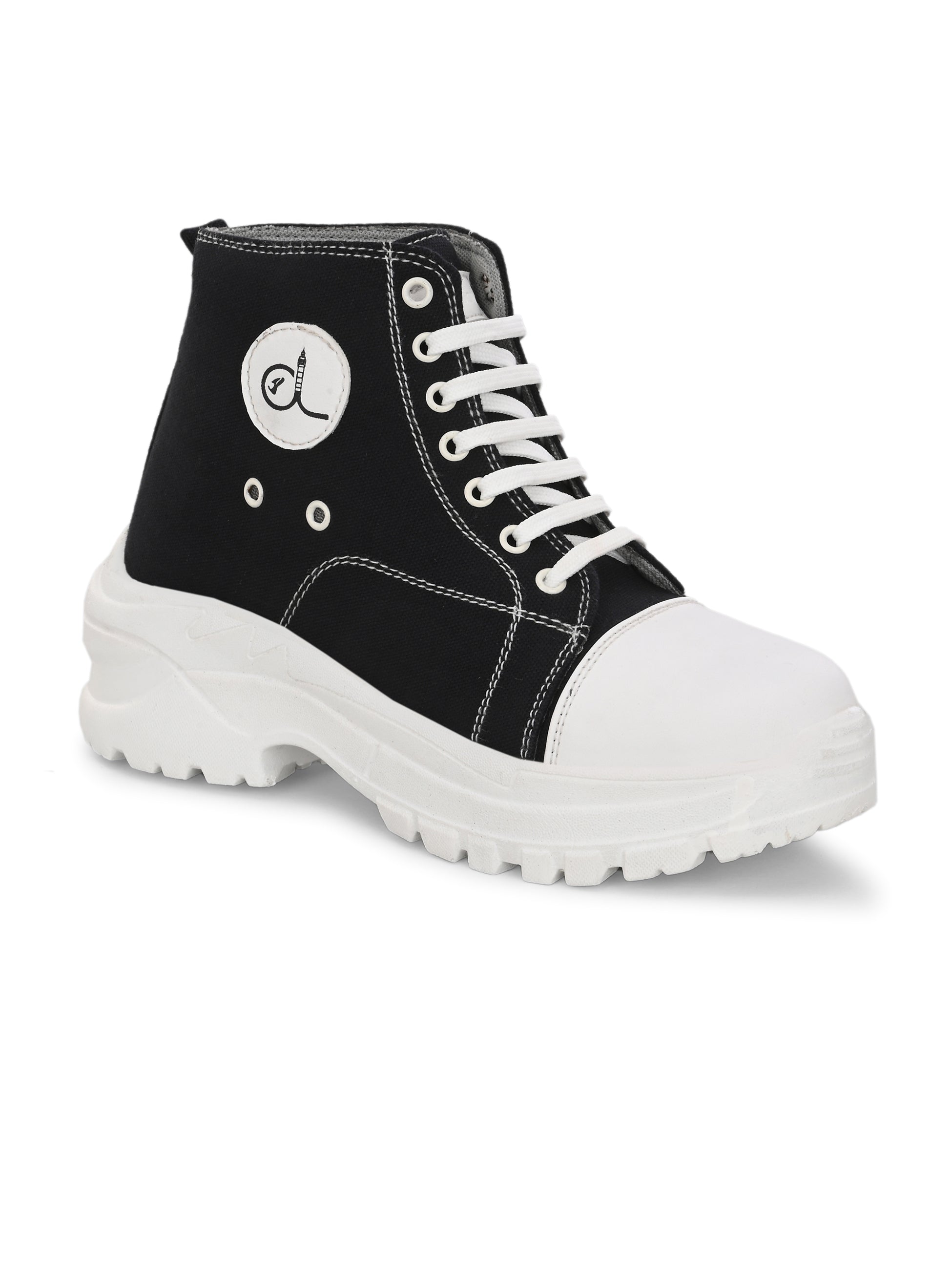 Women Black & Blue Casual Sneakers