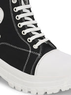 Women Blue & Black Casual Sneakers