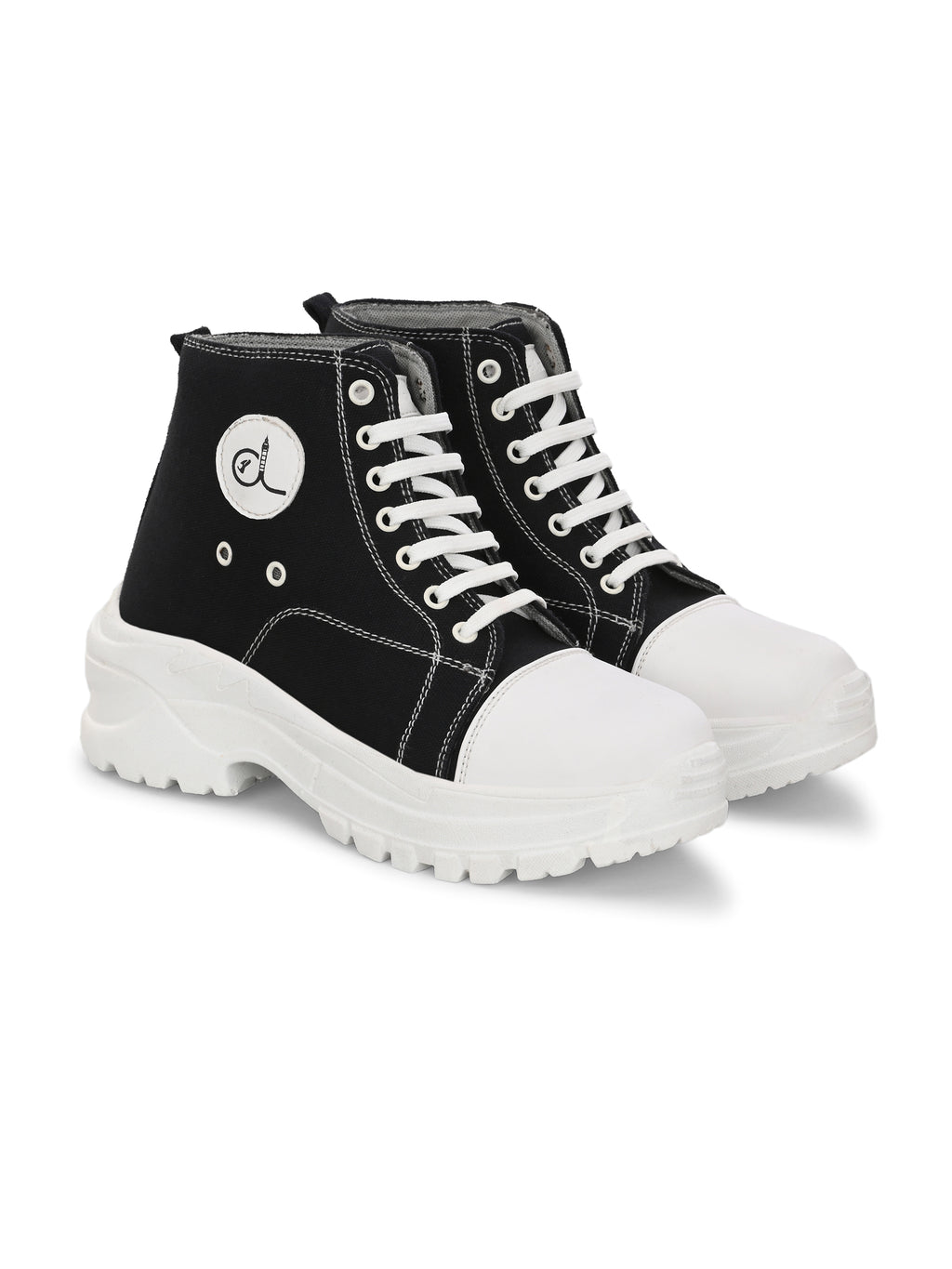Women Blue & Black Casual Sneakers