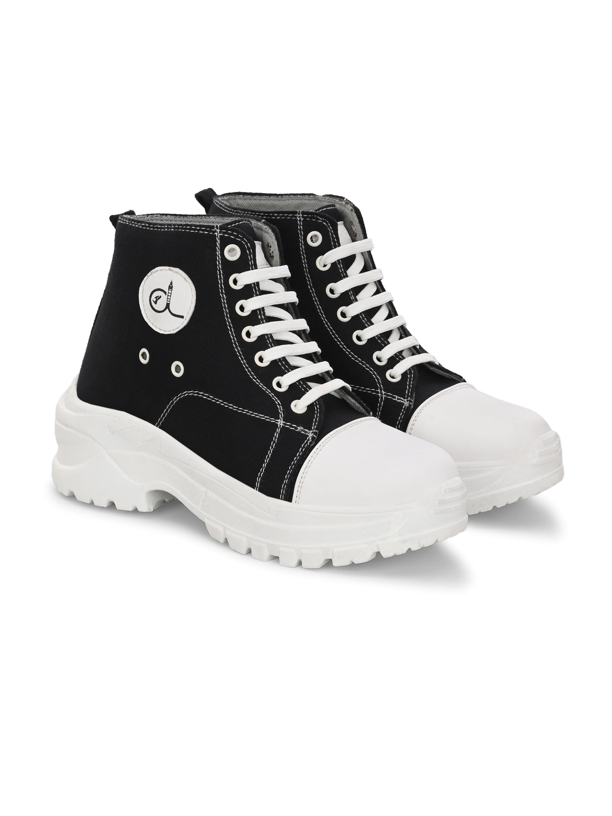Women Black & Blue Casual Sneakers