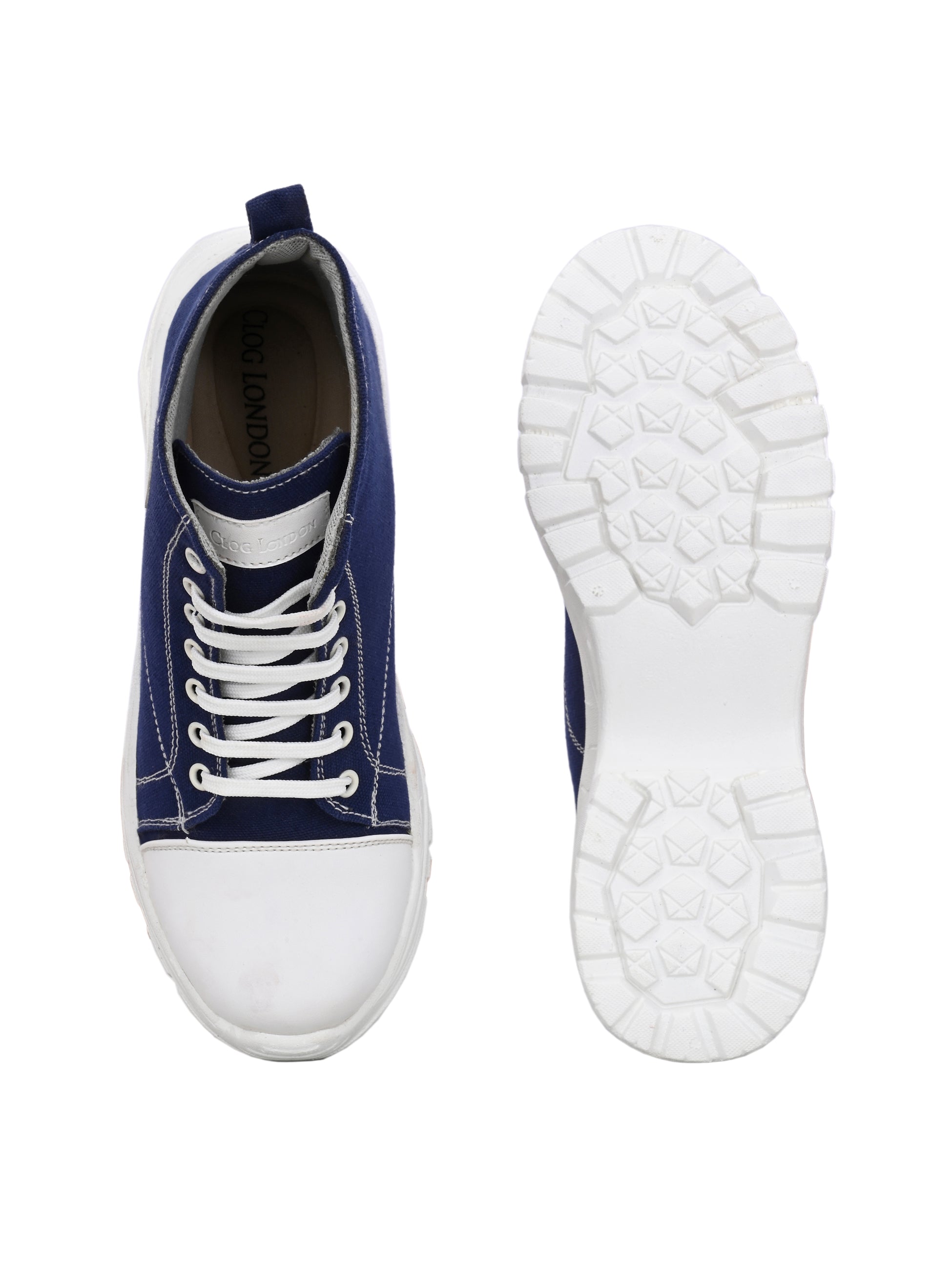 Women Blue & Black Casual Sneakers