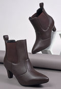 Women Brown Casual Boots