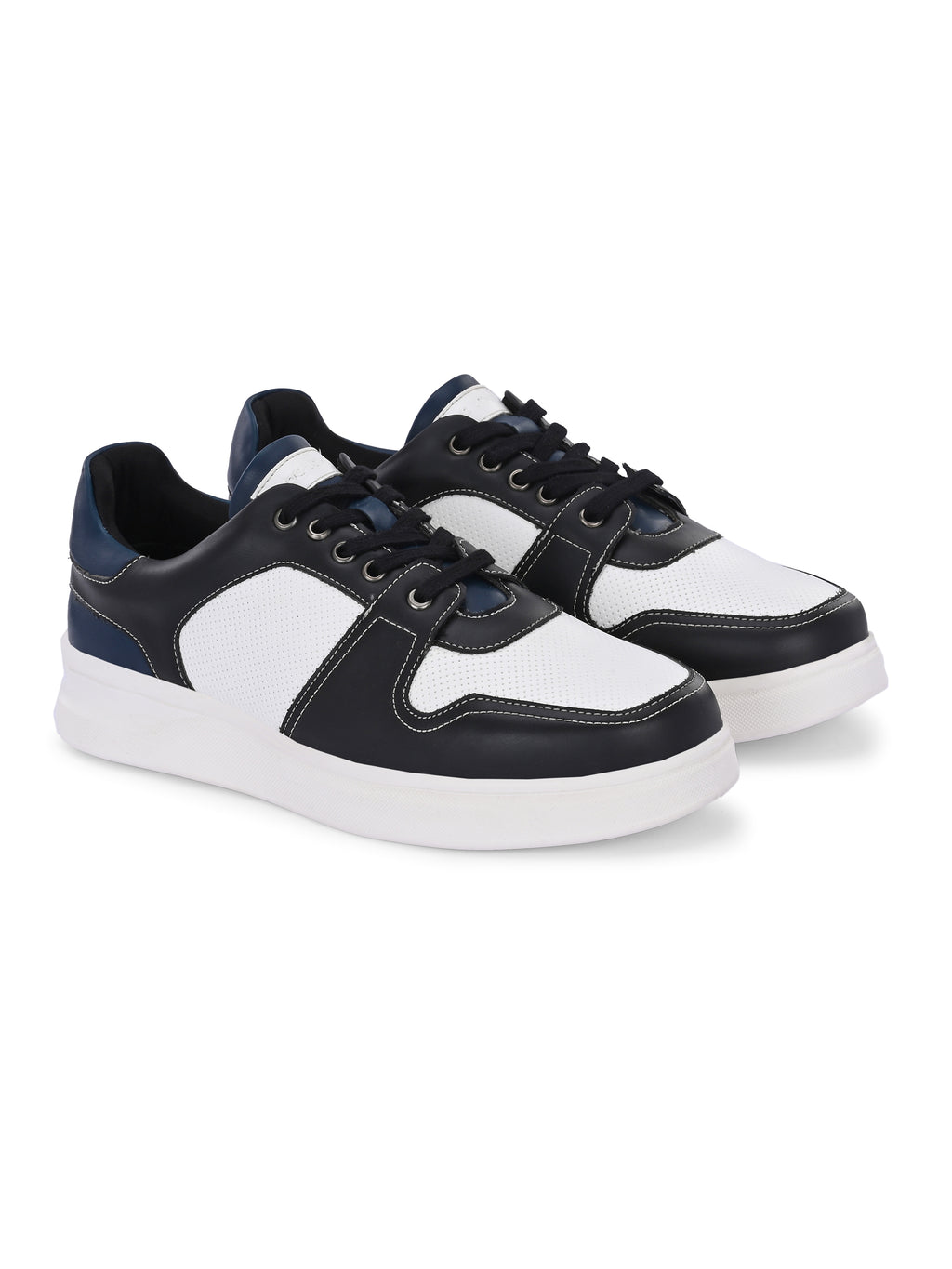 Men's Colourblocked Round Toe Sneakers Shoes