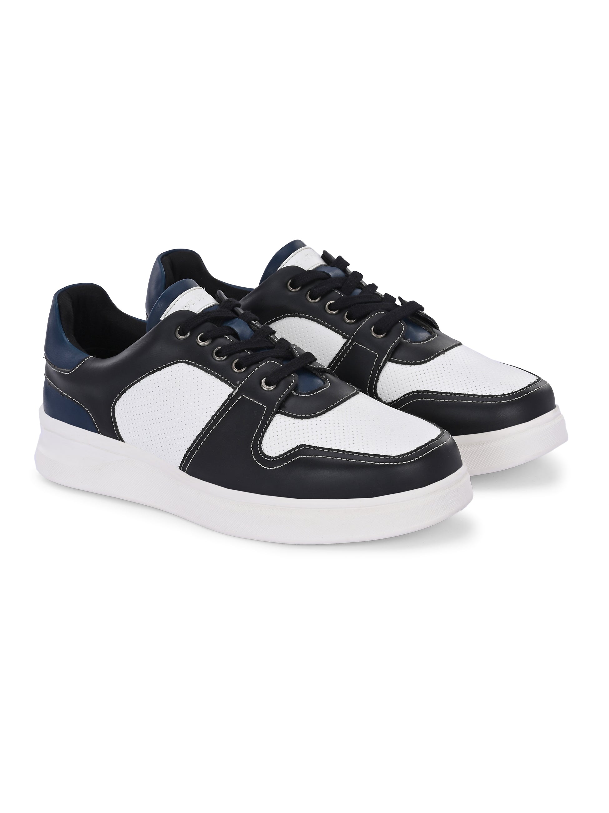 Men's Colourblocked Round Toe Sneakers Shoes