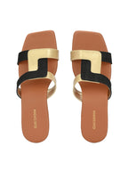 Women Slip-On Chunky Heeled Sandals