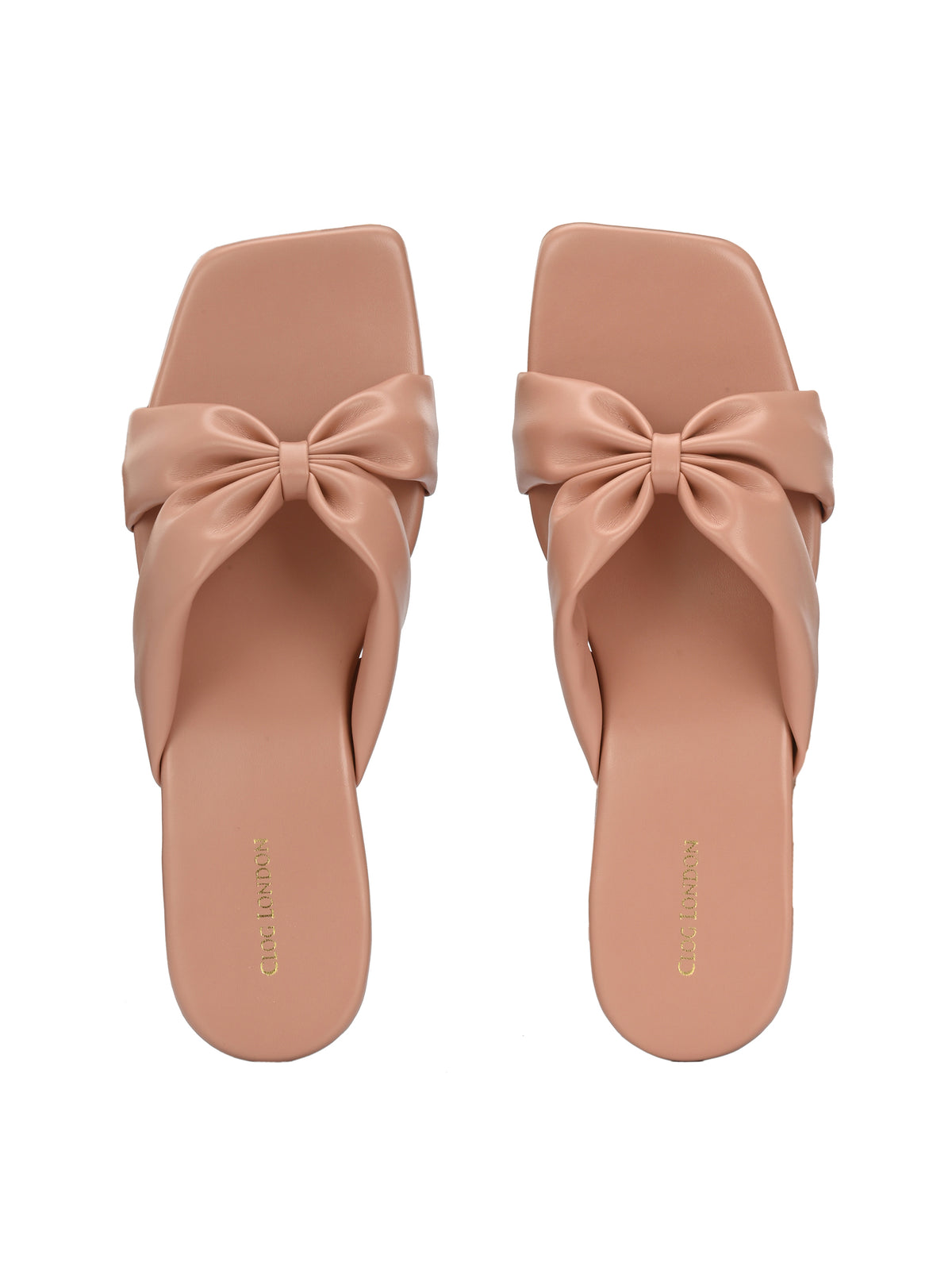 Women Off-White Strap Flats