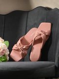 Women Off-White Strap Flats