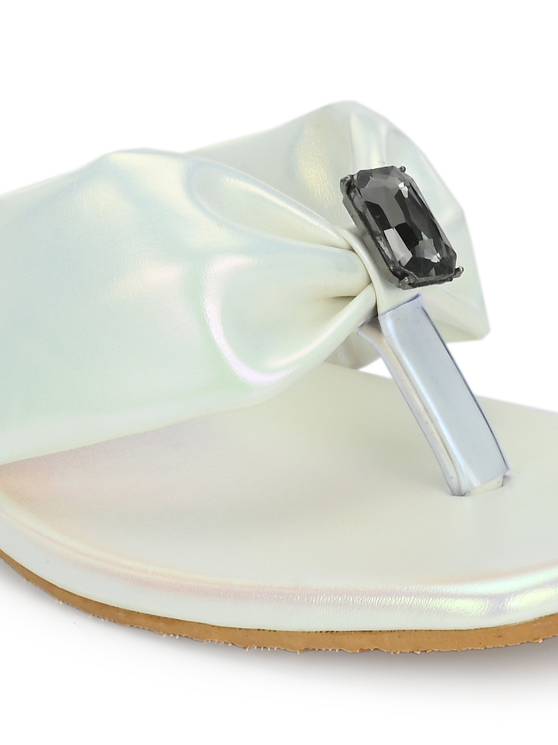Women White Slip On Heels Online