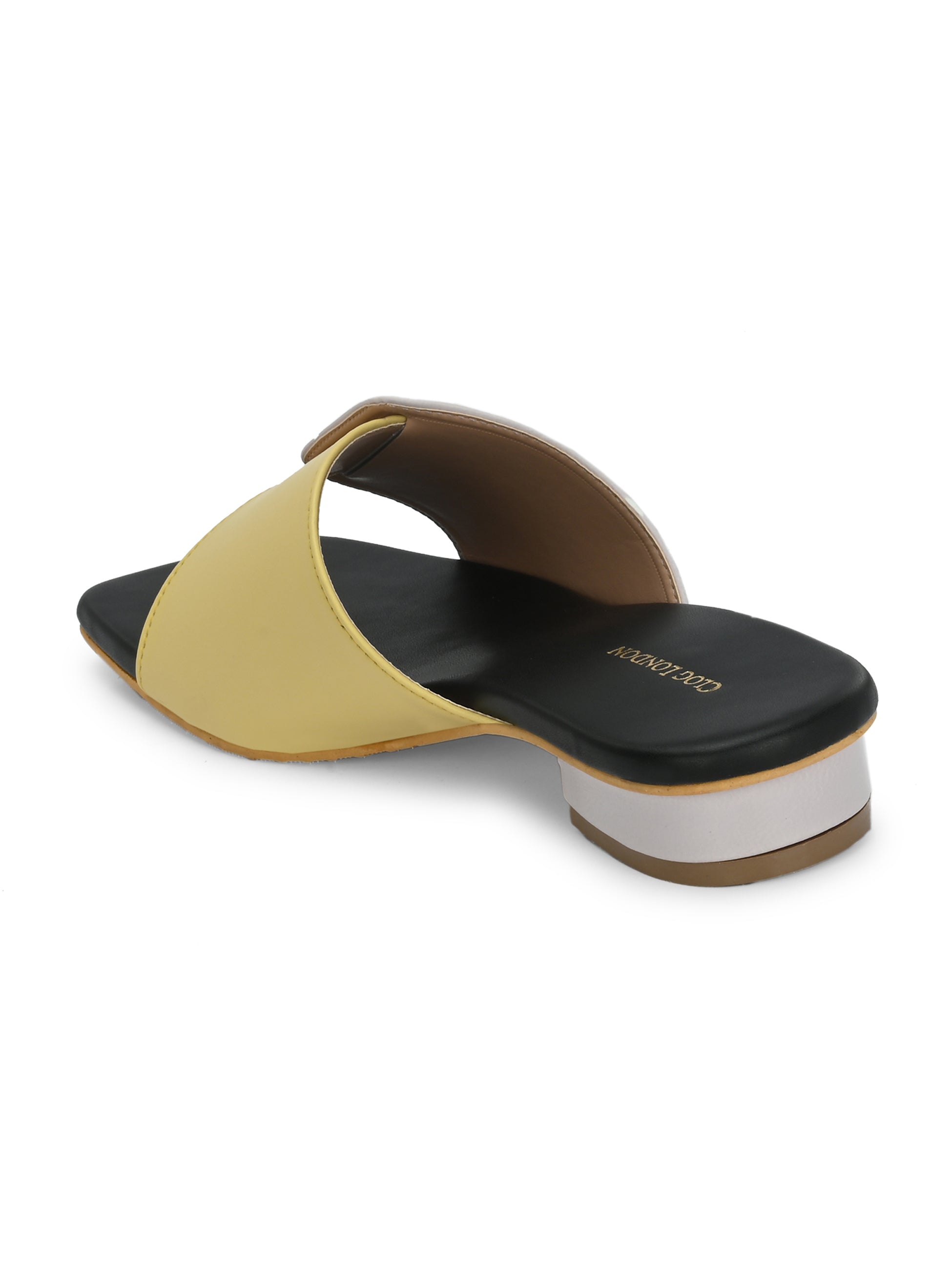 Women Brown White Casual Slip-On Flats
