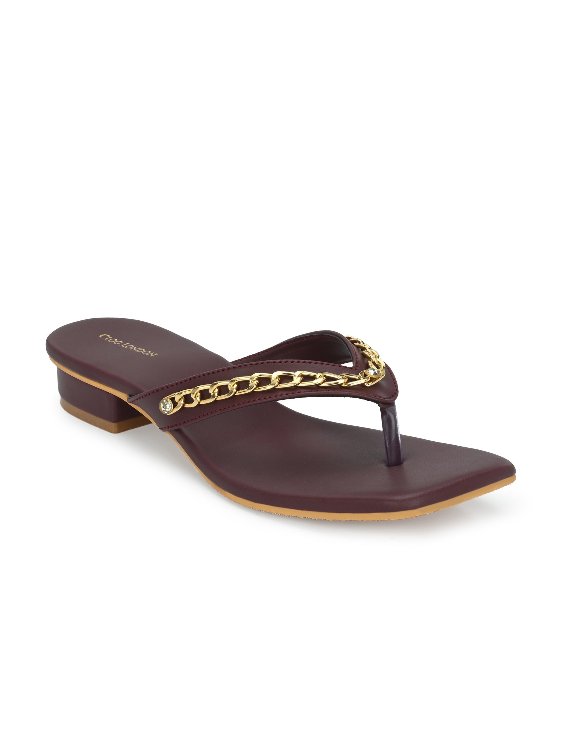 Womens Burgundy Flats Online