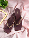 Womens Burgundy Flats Online