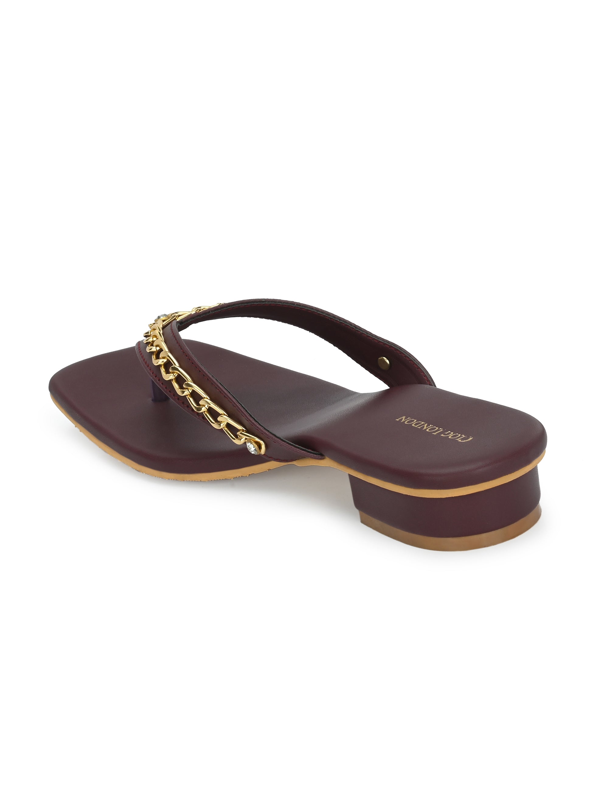 Womens Burgundy Flats Online