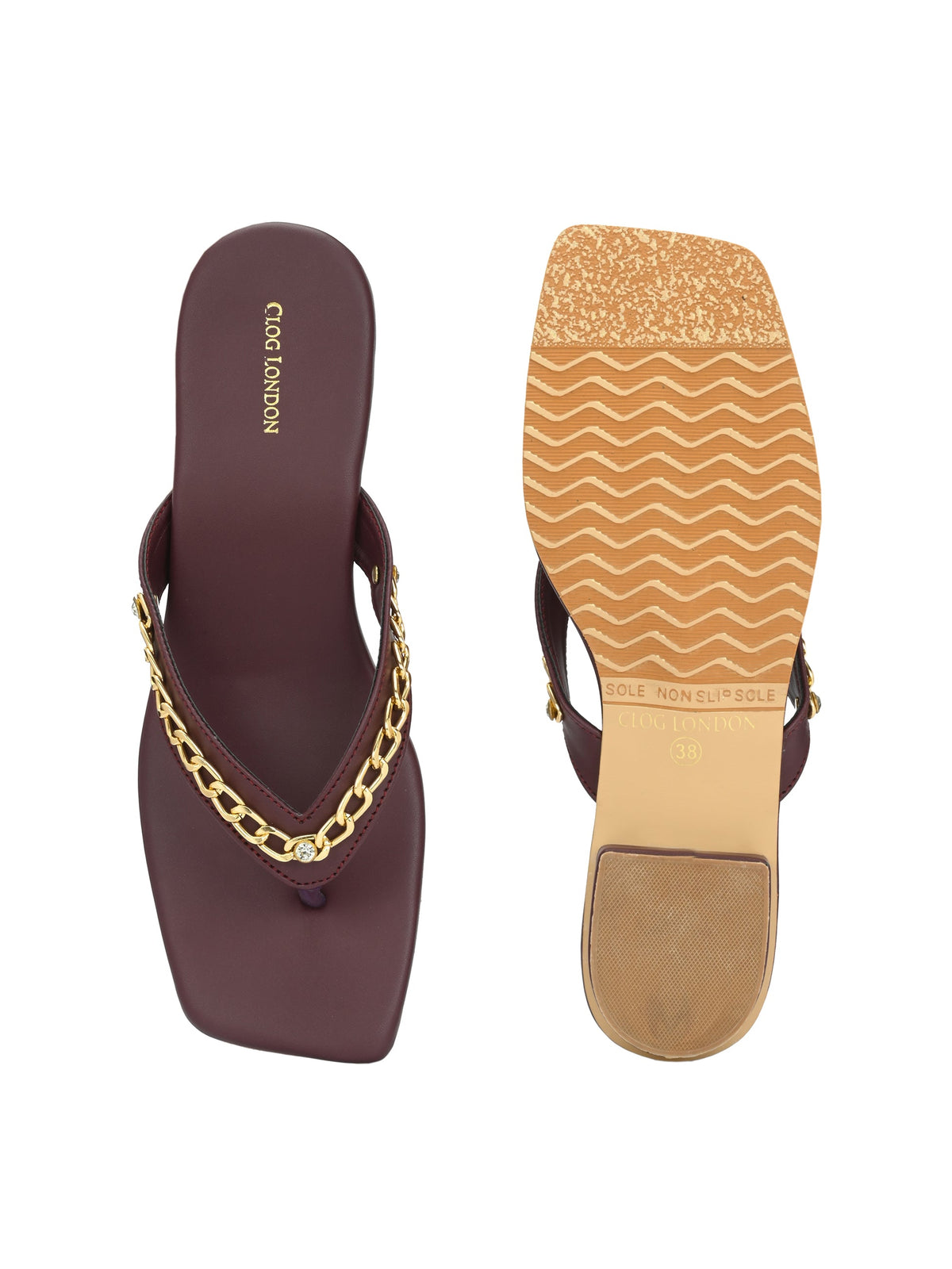 Womens Burgundy Flats Online