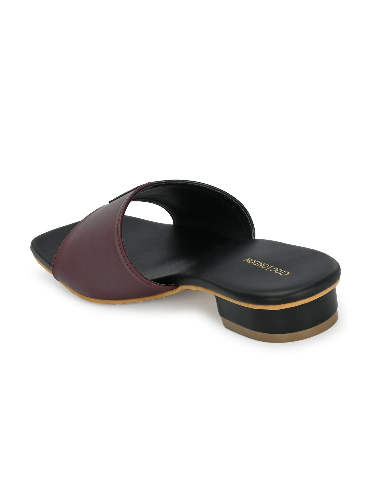 Women Burgundy Casual Flats