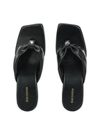 Women Black Flat Sandals