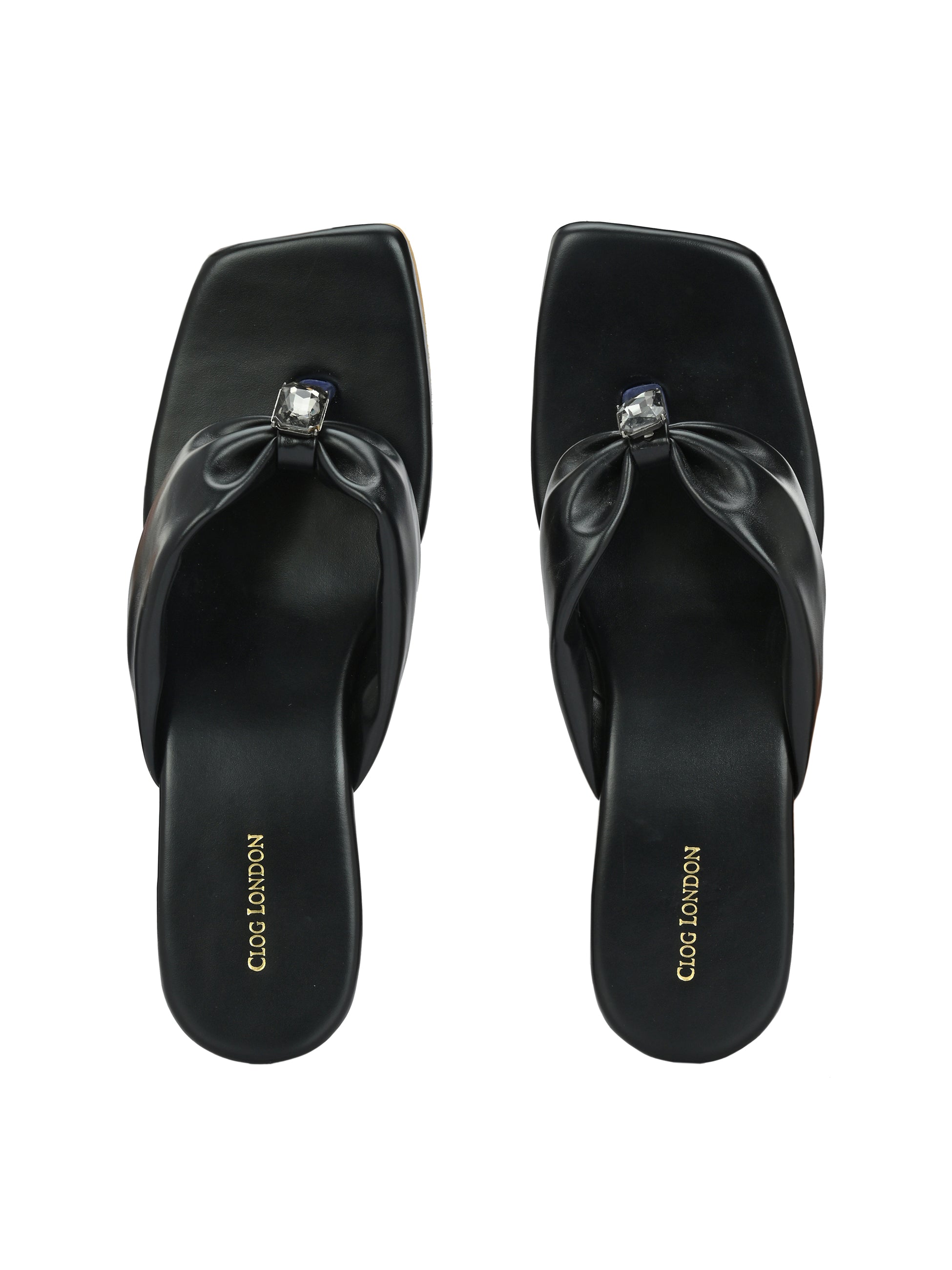 Women Black Flat Sandals