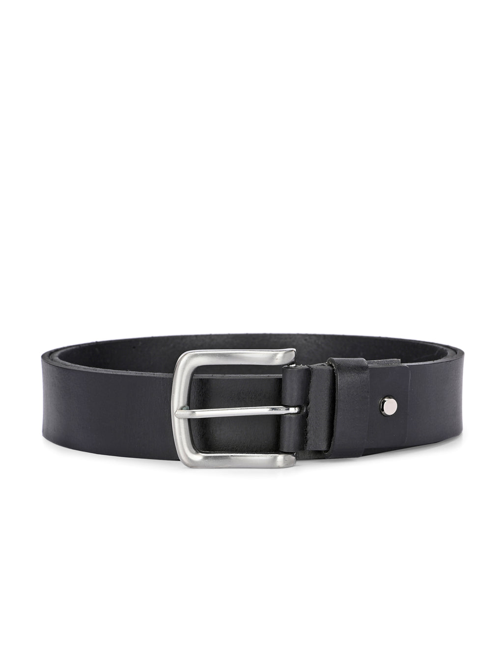Men's Black Leather Belts for Casual