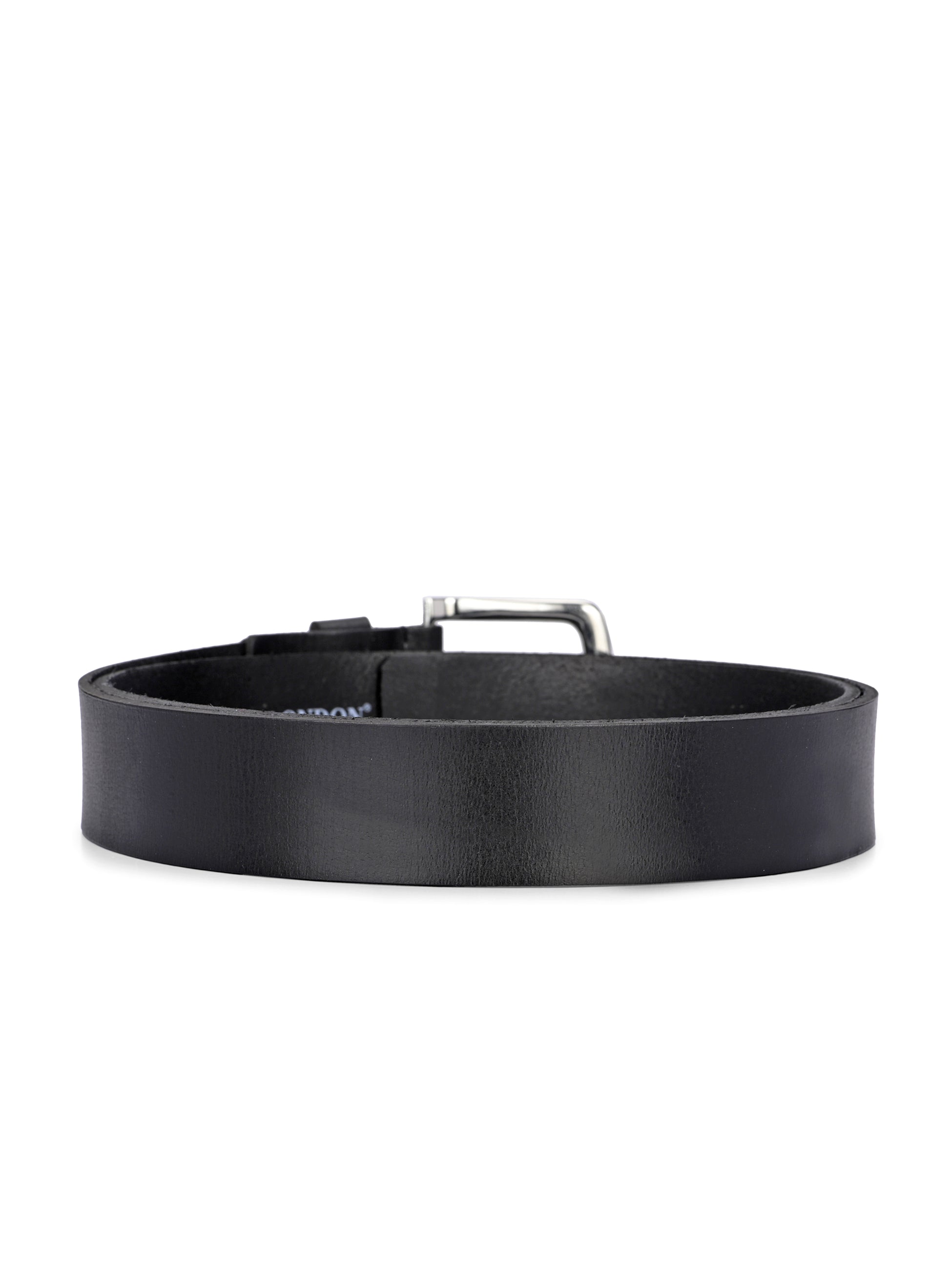 Men's Black Leather Belts for Casual