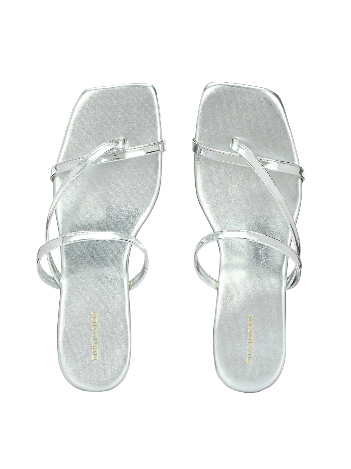 Women Gold  Slide Flats