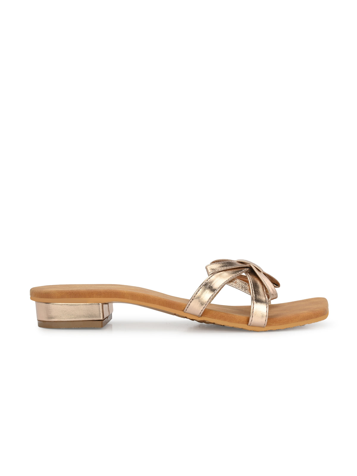 Women Copper Slip‑On Flats