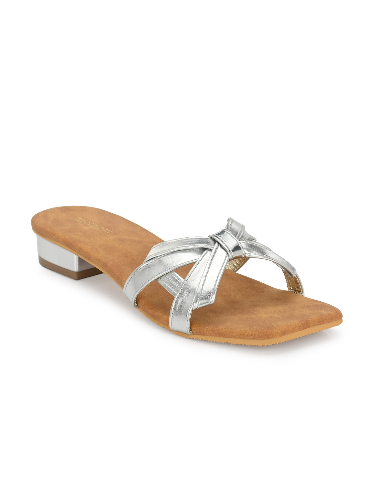 Women Copper Slip‑On Flats