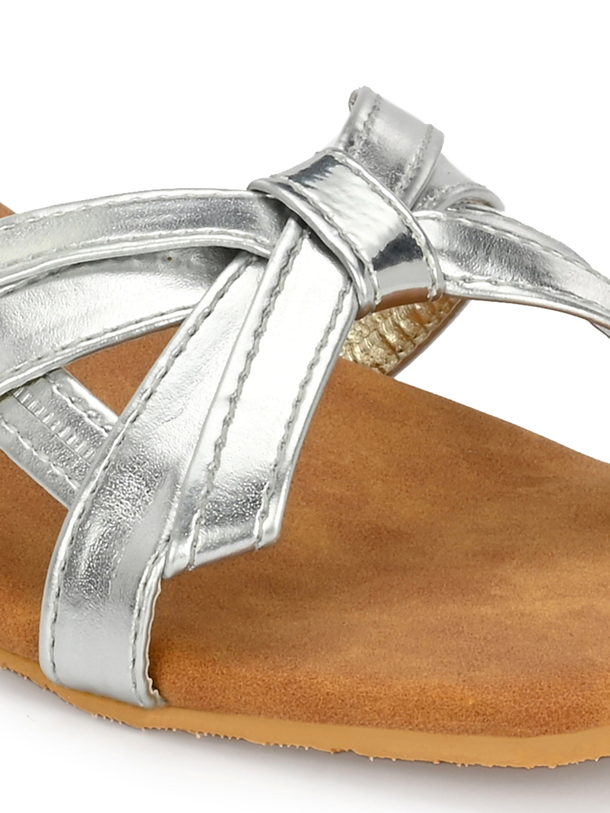 Women Copper Slip‑On Flats