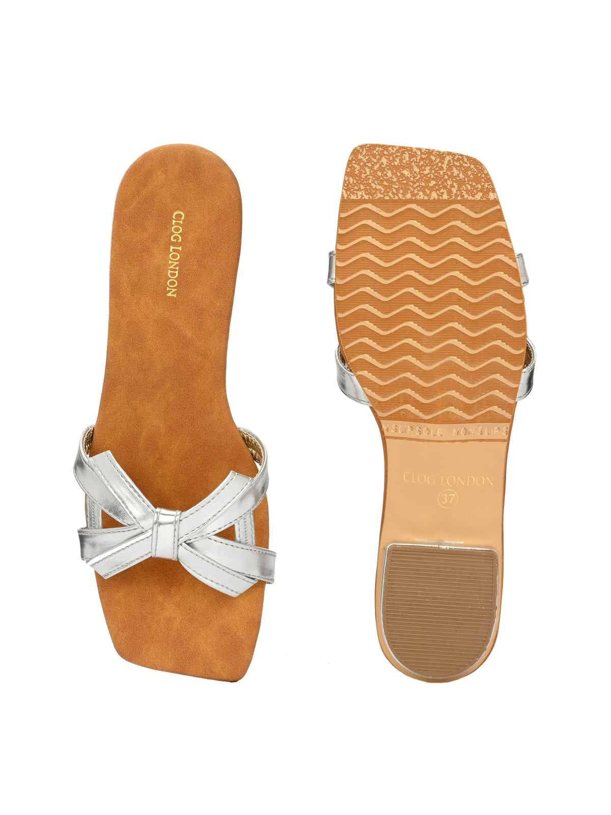 Women Copper Slip‑On Flats