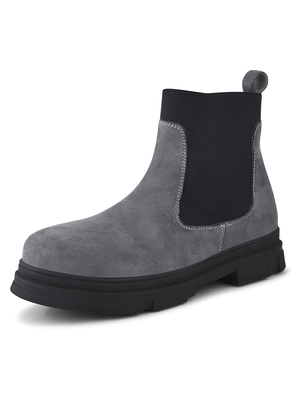 Women Black Block Heeled Boots