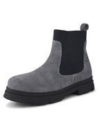 Women Black Block Heeled Boots