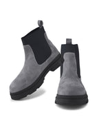 Women Black Block Heeled Boots