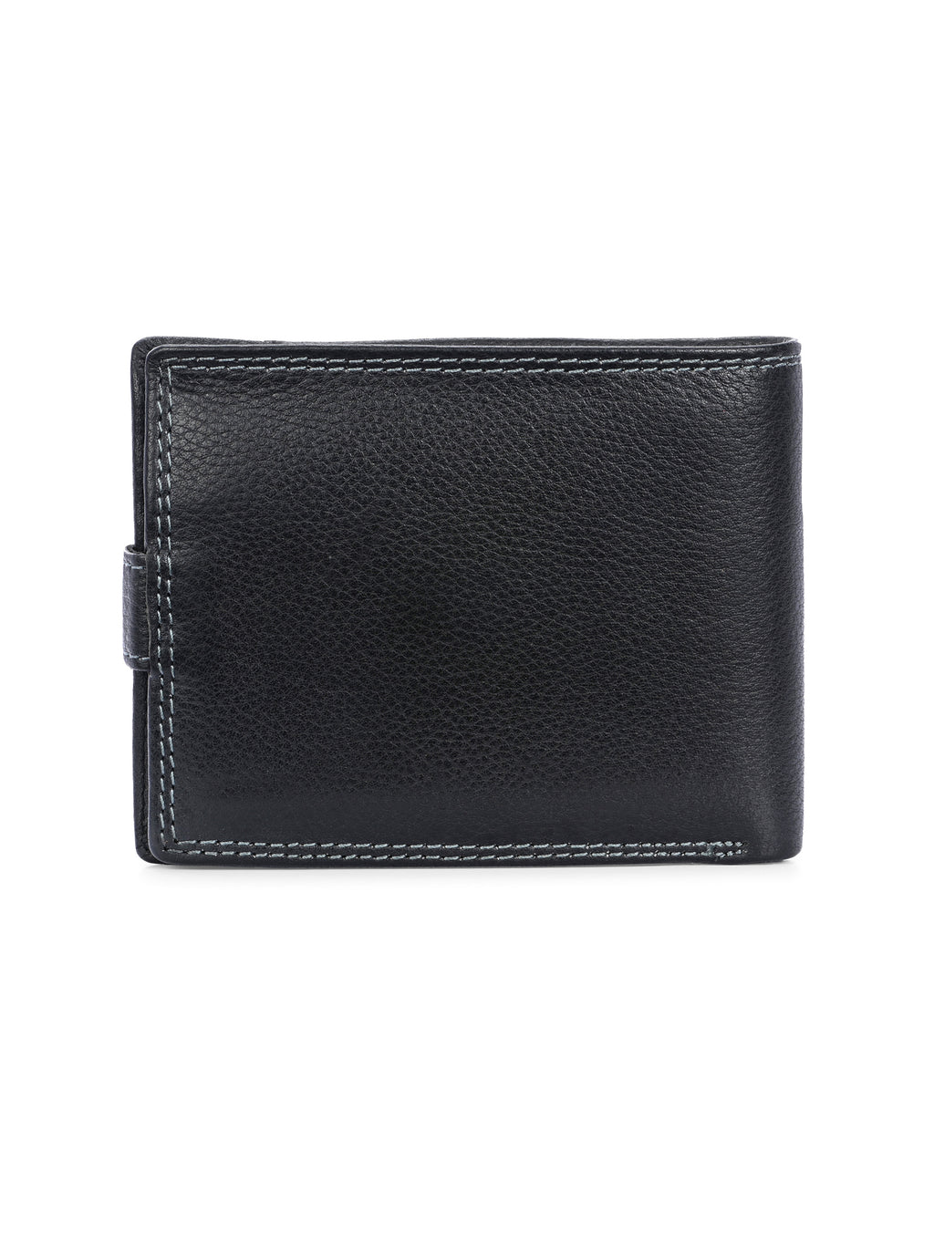 Bifold Black Leather Wallet for Men's