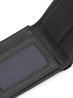 Men's Brown Solid Flap Closure Two Fold Wallet