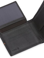 Men's Brown Solid Flap Closure Two Fold Wallet