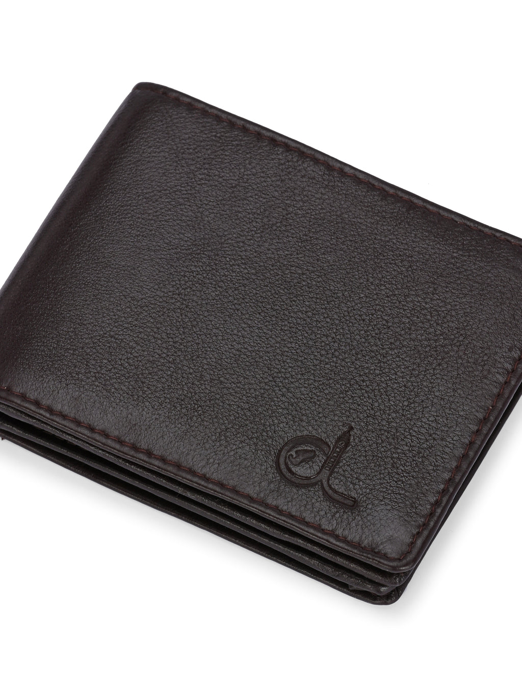 Men's Leather Two-Fold Wallet