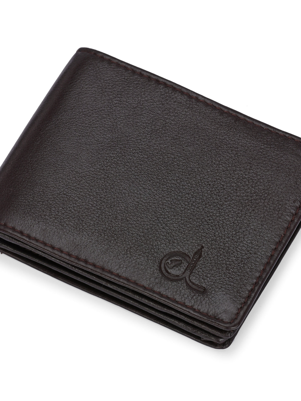 Men's Leather Two-Fold Wallet