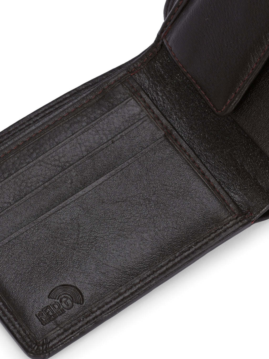 Men's Brown Leather Small Bi-Fold Wallet