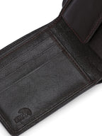 Men's Brown Leather Small Bi-Fold Wallet