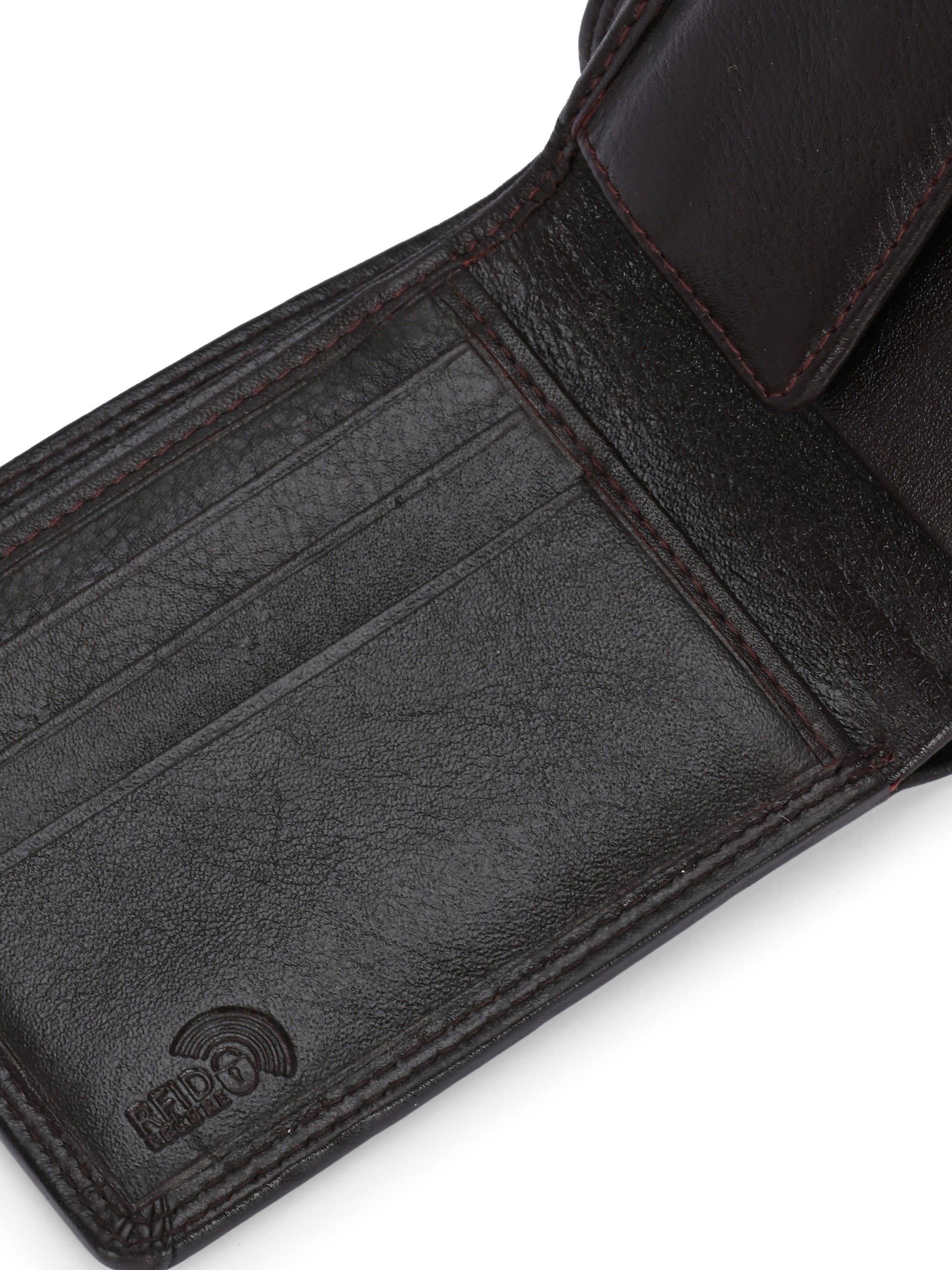 Men's Brown Leather Small Bi-Fold Wallet